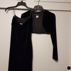 Dress w/Shrug Jacket, Knee Length